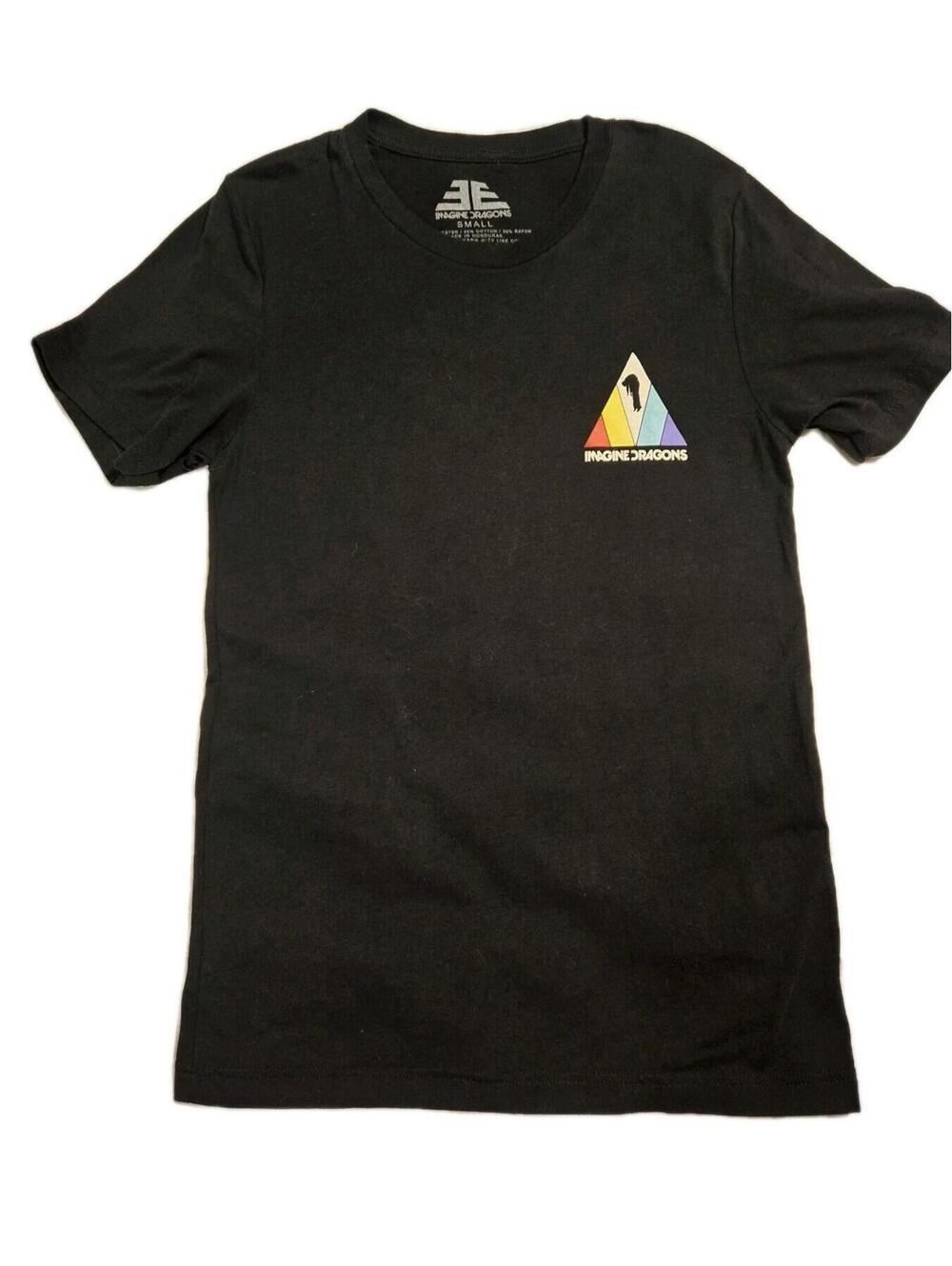 Imagine Dragons Evolve Tour Concert Band Tee 2017 Black T-Shirt Mens Small